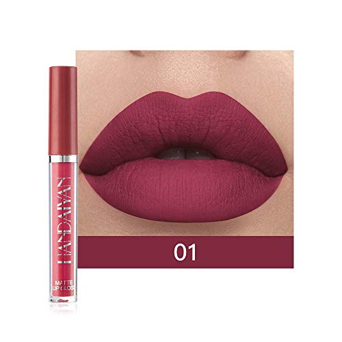 6 PCS Matte Liquid Lipstick Makeup Set, Matte Velvety Long-Lasting Wear Non-Stick Cup Not Fade Waterproof Lip Gloss (Set A) - Thumbnail 6