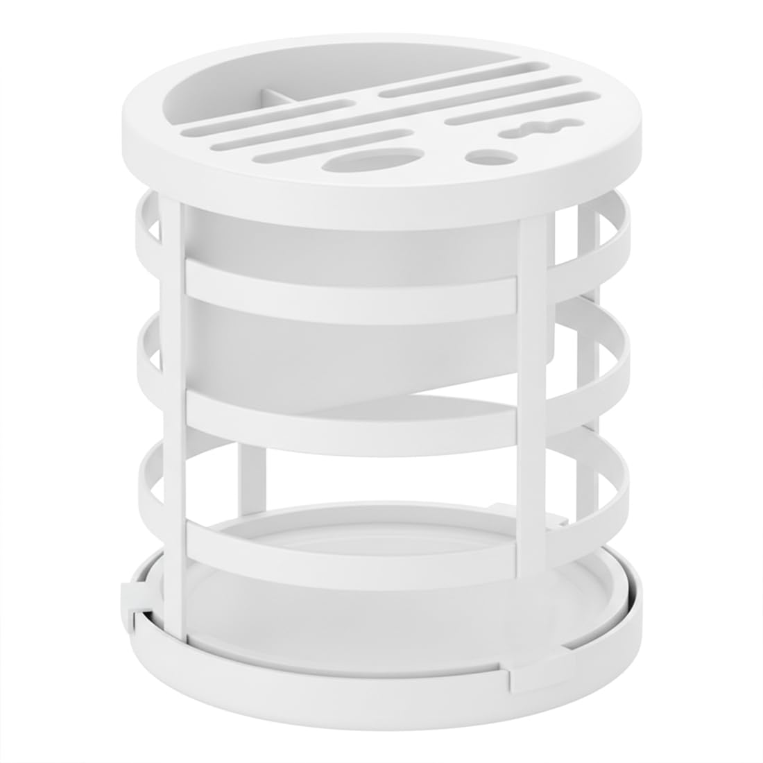 Hndhbfgrt Multifunctional Stands for Cutlery 360° Rotation Stainless Steel Knife Holder for Knives Inserted Block Storage for Kitchen A