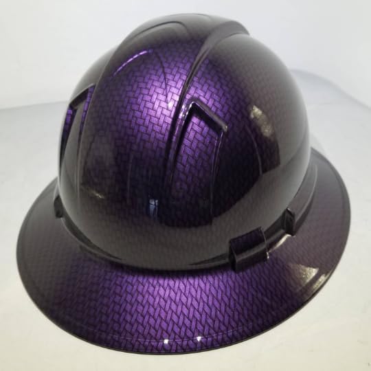 Wet Works Imaging Customized Pyramex Full Brim Plum Crazy
