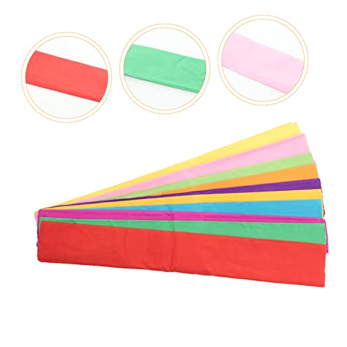 Exceart 60 Sheets Colored Crepe Paper Present Wrapping Paper Double Sided Origami Paper Flower Wrapping Paper Foldable Craft Paper Crepe Origami Paper Gift Packaging Paper Foldable Paper #TOP7