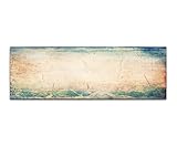 Echter Keilrahmen Paul Sinus Art Panoramabild auf Leinwand und Keilrahmen 150x50cm Hintergrund Grunge Textur abstrakt
