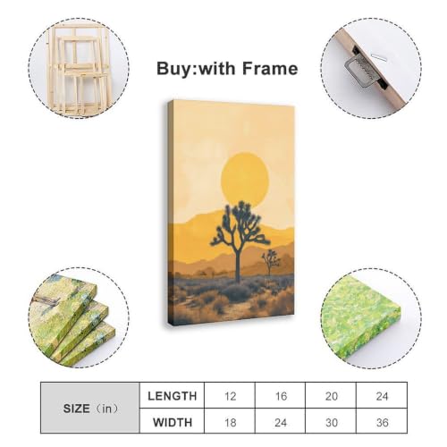 Art mural sur toile pour chambre et salon : créez une ambiance Joshua Tree