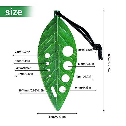 Herb Stripper 9 Hole Herb Cutter Stainless Steel Kitchen Herb Leaf Stripping Tool Looseleaf Kale Razor Metal Herb Pealer For Kale, Chard, Collard Greens, Thyme, Basil, Herb Stripper Tool #TOP5