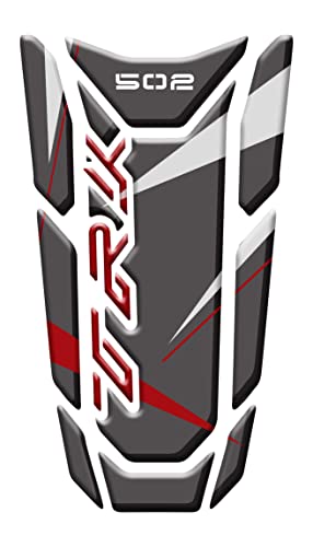 Pare-baignoire synthétique effet 3D rouge avec relief pour Benelli TRK 502