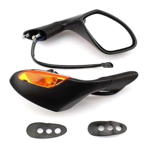 Rétroviseurs Aprilia RSV 1000 pour remplacer un miroir cassé avec clignotant orange
