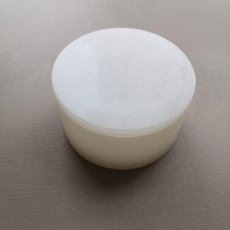 Sfera di sale da bagno in plastica 3D rotonda solida a forma di ciambella, stampo per shampoo, 6,35 cm, diametro massimo 95 g, stampo per sapone per bombe da bagno (rotondo)