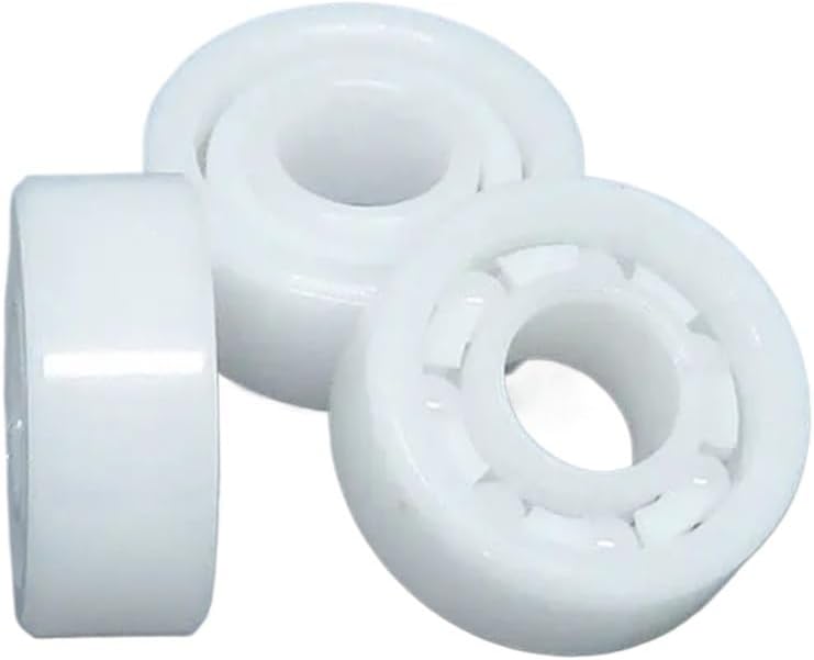 BAMMY 2pcs MR104 CE 4x10x4 Mm ZrO2 Full Ceramic Ball Bearings MR104 CE 4 * 10 * 4 RC Car Truck Miniature Zirconium Oxide Bearing