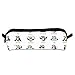 Produktbild Faultier Aufkleber Set Trauriger Spaß Angry Kids Pencil Case | Reißverschluss und großer Briefpapierbeutel | Für Jugendliche oder Kinder Ideal für Schule, Zuhause oder Universität