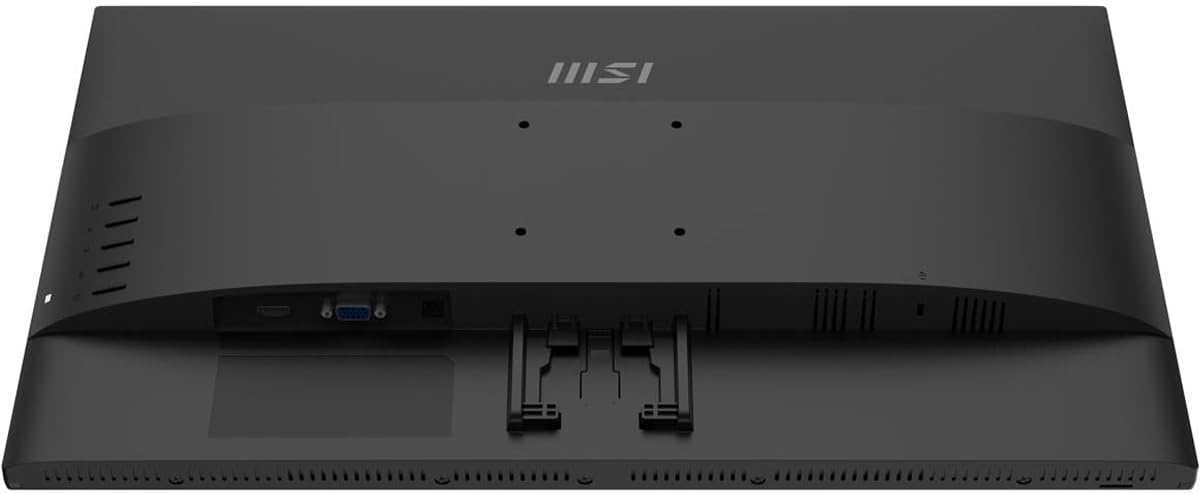 msi PRO MP241X 24" Monitor Bundle with ErgoFlexy Dual Monitor Mount - FHD VA (1920x1080) 75 Hz Display, 1 HDMI, 1 VGA, VESA Mount (75x75 mm), for Business & Productivity, Black (2026 Model) (2 Pack)