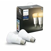 Philips Hue White Ambiance 2 Lampadine LED Smart, Luce Bianca da Calda a Fredda, Dimmerabile,...