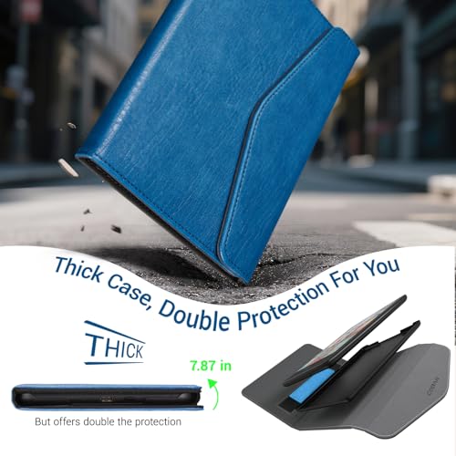 Image of CoBak Premium Case for Kindle Paperwhite & Kindle Colorsoft 7 inch & Hanvon with Hand Strap - Automatic Wake /Sleep, Stylish & Durable, Comfortable Reading & Protection, Compatible with iPhone Stand
