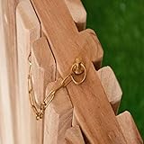 Divero Luxus Relaxliege Sonnenliege Strandliege Gartenliege aus Teak-Holz/Akazie mehrfach verstellbar behandelt braun reine Handarbeit faltbar klappbar mit Tragegriff (Teak) - 4