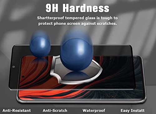 Image of Design For Vivo X100 Privacy Tempered Glass 3D Curved Anti-Spy Edge to Edge 9H Hardness Pack of 1 - Black