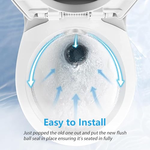 Image of 2 Pack 385311658 Flush Ball Seal Replacement Compatible with 300 /310 / 320 RV Toilets - Ideal Flush Ball Gaskets