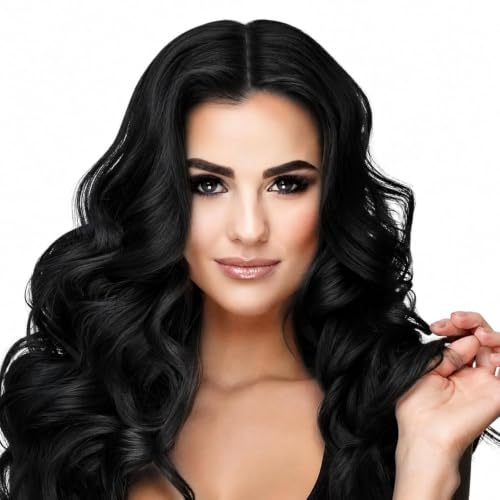 Image of KAISASA Deep Black Hair Dye Shampoo 3 in 1 for Gray Hair, Women & Men