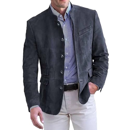 Blazer col montant homme pour en finir avec les vestes de costume trop larges