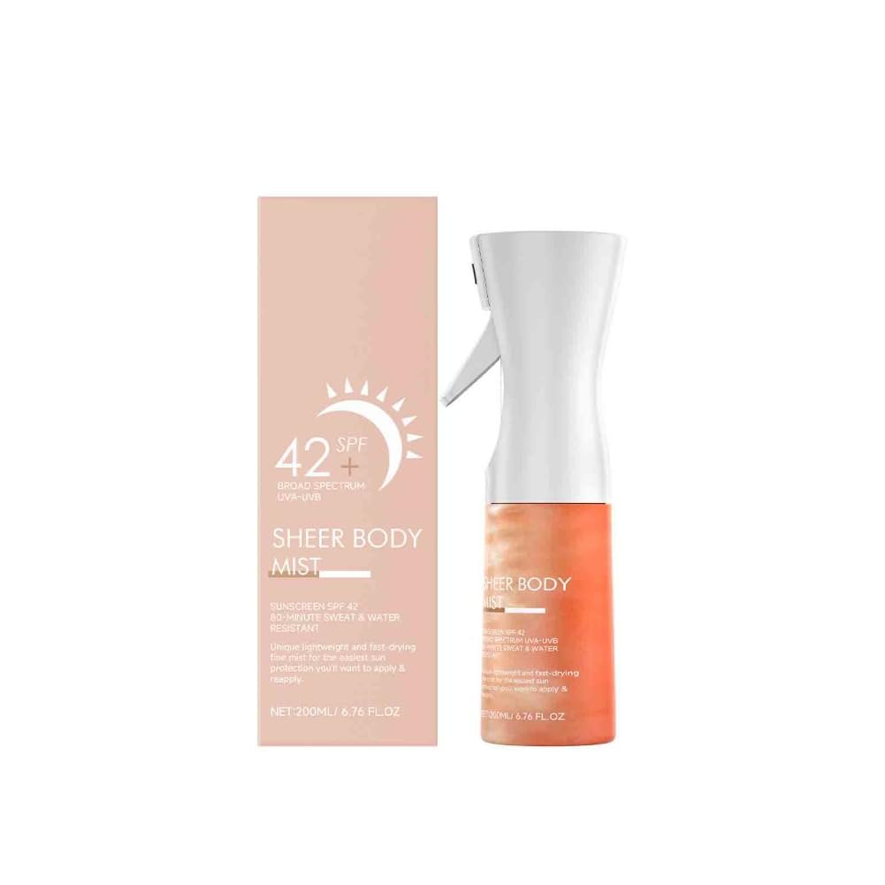 3PCS Sunscreen Spray Anti UV Protection Isolation Refreshing Non Sticky Sheer Setting Spray Spf 42 Sunscreen Oil Skin