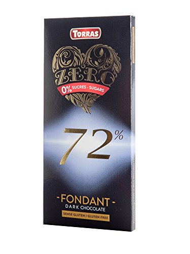 Chocolate Negro 72% Cacao Zero Sin Azucar Torras