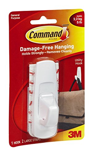 Command Strips 17003 Large Hooks With Command Adhesive