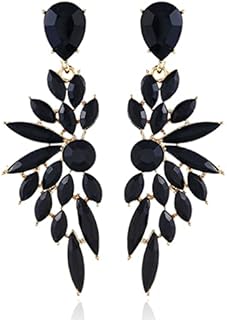 YAZILIND Cubic Zirconia Long Earrings Geometric Shape CZ Simple Drop Dangle Earring Ladies Wedding Engagement Jewelry