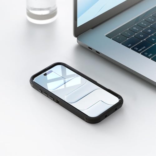 Image of Rugged Case Compatible with iPhone 17 Air | Heavy-Duty Shockproof Protective Cover, Black