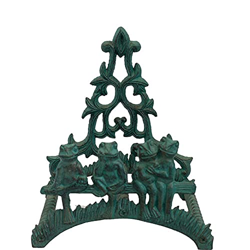 Preisvergleich Produktbild Dpliu Heavy Duty Gusseisen Schlauchhalter, Dekorativer Garten Schlauchwand Butler, Antike Dekorationen Stil Schlauchhalterung Wasserleitung Lagergestell