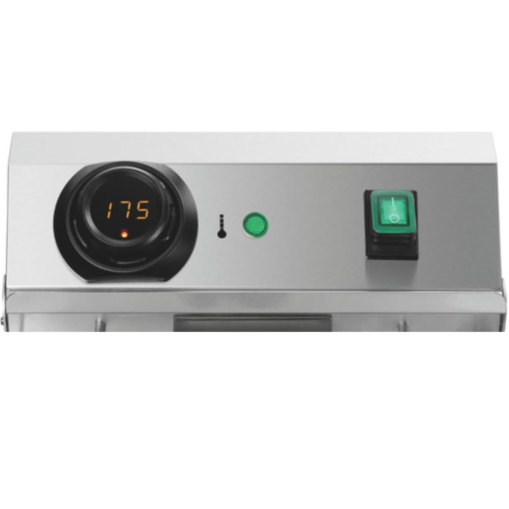 MBH Friggitrice professionale da 9 litri Friggitrice elettrica con controllo digitale per alberghiera.