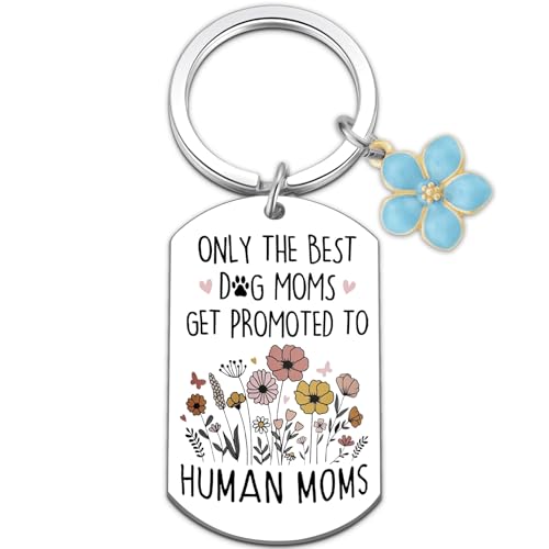 New Mom Gifts For Women Personalized Dog Mom Gift For Expecting Mom 1st First Time Mom To Be Gifts For Her Mommy Wife Friend Sister Fairy Birthday Mother Day Christmas Stuff Keychain For New Parents