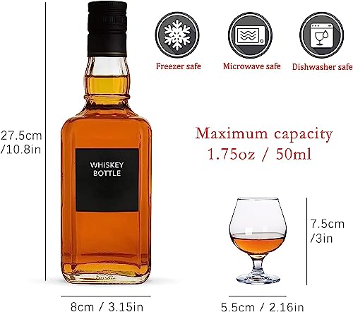 Image of Snifters Shot Glasses Set of 8 Cognac Glasses | Port Wine Glasses | Liqueur (50ml | 1.75 floz)