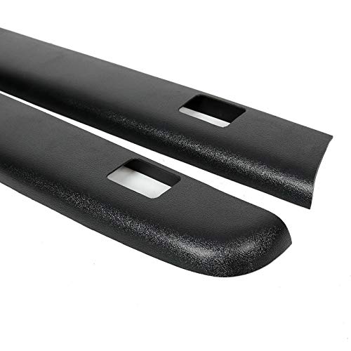Jijigua Black 5'8" Bed Rail Caps Cover Compatible With Crew Cab Extended 000506,Easy To Install,Adapt To Your Car,Free Return #TOP2