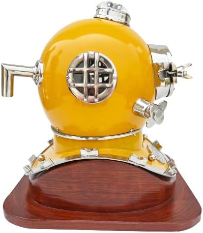 18" Vintage Handmade Marine Divers Diving | Desk Nautical Replica Rustic Vintage Home Decor Gifts |