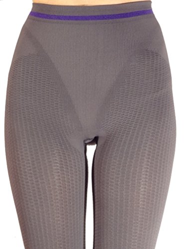CzSalus Emana Biofir Therapy Anticellulite Slimming Compression Lymphedema Leggings - Graphite Gray Size M
