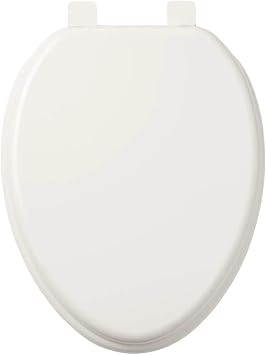 Signature Hardware 447334 Elongated Closed-Front Toilet Seat And Lid with Soft Close and Quick Release