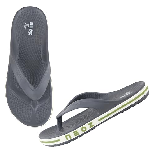Image of URJO COOLZ BAYBAND Men's Slippers /FlipFlops Arch Support Orthopaedic Cushion Footbed Made with Levirex for Extra Comfort and 40% Less Pressure Anti Skid & Stylish Dailywear Slippers /FlipFlops for Men (URJO by Neoz)