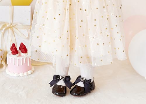 Image of PHIRAMIN Toddler Girl Mary Jane Dress Shoes-Little Girl School Uniform Shoes for Wedding Party