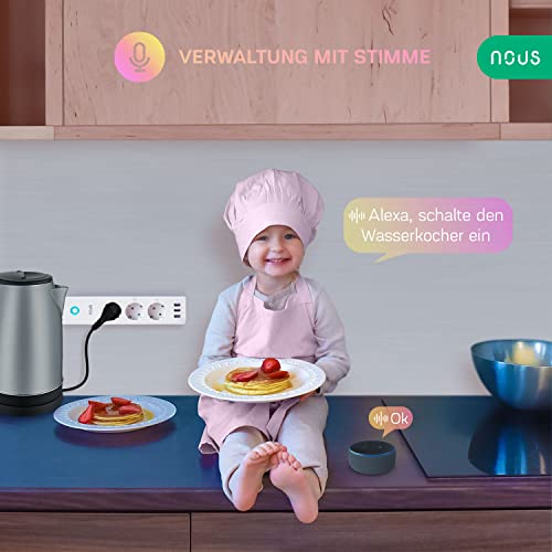 WLAN Steckdosenleiste mit Alexa Steuerung und USB Anschlüssen