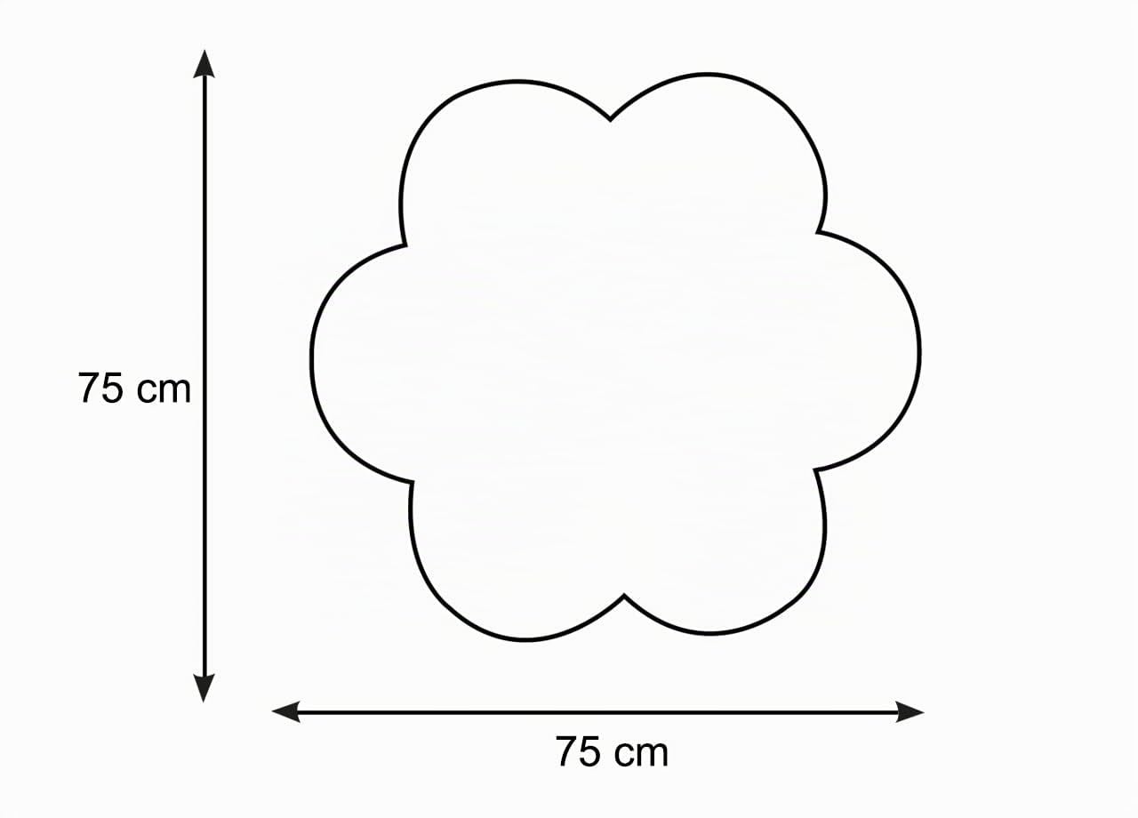 BIANCHERIAWEB Tappeto A Fiore Casa Bagno Cotone Spugna Morbida Antiscivolo Flower Tortora