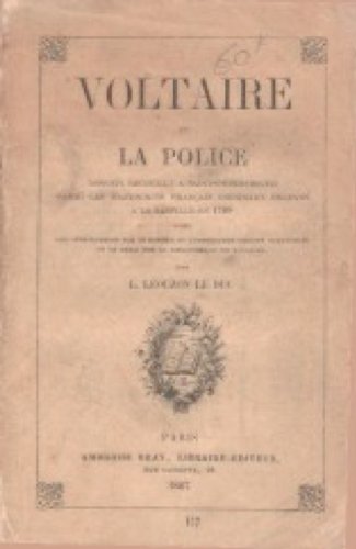 Voltaire Et la Police (French Edition)      Kindle Edition
