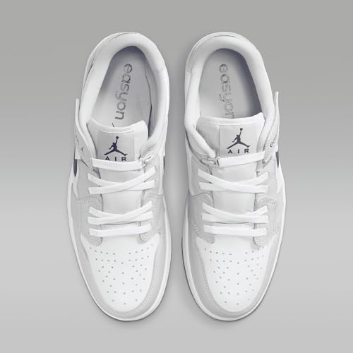 Air Jordan 1 Low EasyOn Men's Shoes (DM1206-146, White/Neutral Grey/Gum Medium Brown/Midnight Navy)4