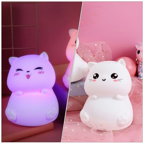 Lámpara de mesa de noche de silicona con carga USB miniatura 7