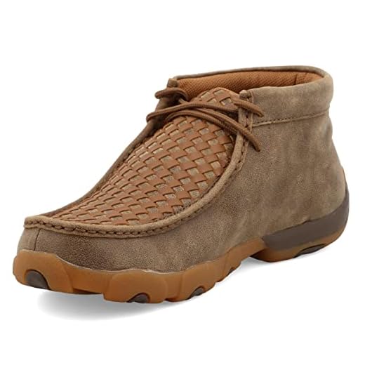 Twisted X Men's Chukka Driving Moc, Bomber/Tan, 10.5M