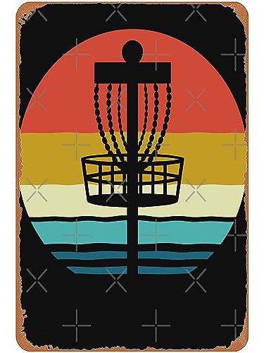 3dRose 8x8 Framed Tile - I Love Disc Golf with disc Golf Basket. Black on White Background. Stamp City - Typography - disc Golf