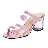 high heels sandalen transparent