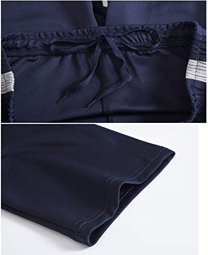 Rdruko Men's Sports Tracksuit Long Sleeve Full Zip Running Gym Set Activewear(Blue Grey,Us Xl) #TOP6