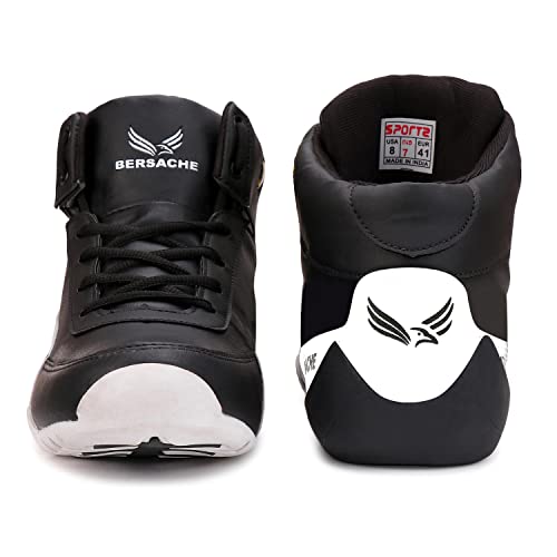 Image of BERSACHE Sneaker, Loafers,Casual with Extra Comfort Sneakers for Men(Black)