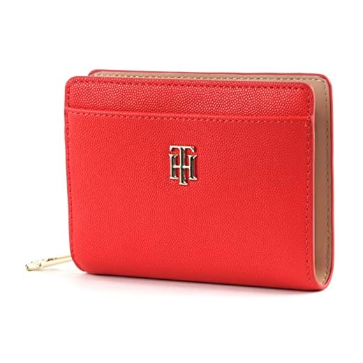 Tommy Hilfiger Billetera TH Timeless Tri-Fold para Mujer, Fuegos Artificiales, Talla única