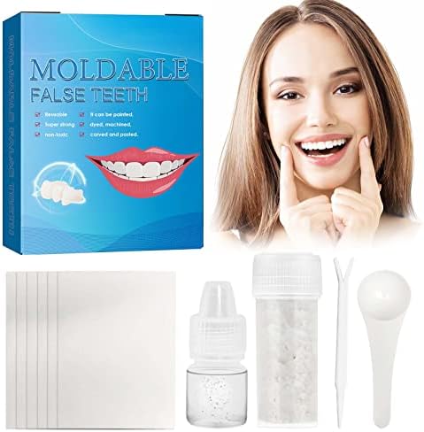 Tooth Repair Kit, Dental Care Kit Glue for Filling Missing, Broken Teeth, Crowns and Bridges, Moldable Fake Teeth Suitable for Men and Women