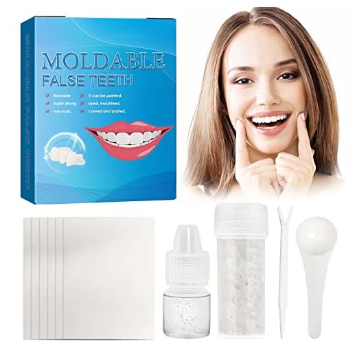 Tooth Repair Kit, Dental Care Kit Glue for Filling Missing, Broken Teeth, Crowns and Bridges, Moldable Fake Teeth Suitable for Men and Women