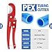 iCrimp PC-PC02KIT PEX Clamp Crimping Tool Kit with 1/2 inch(20 Pack) and 3/4 inch(10 Pack) PEX Clamp Rings, Pipe Cutter for PEX and Automotive Clamp Cinch and Removal