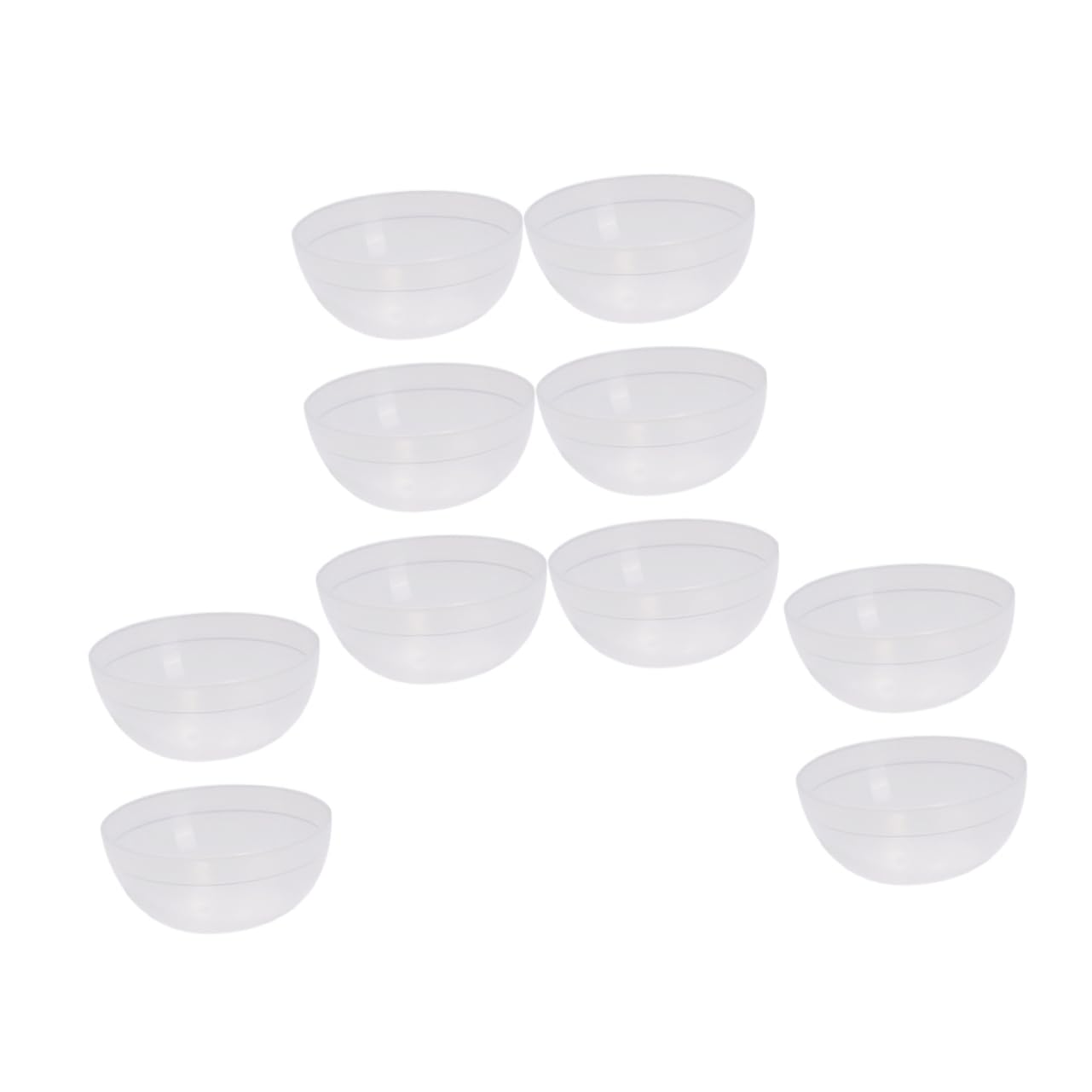IWOWHERO Pvc Mask Mixing Bowl 30pcs Diy Stirring Bowl Soft Material for Spa Face Mask